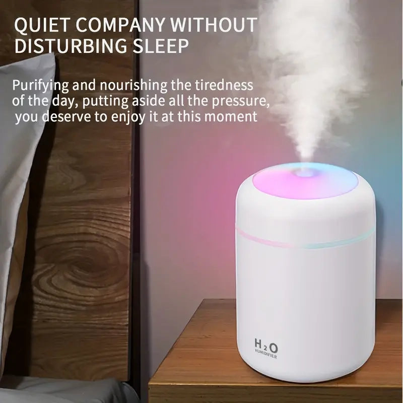 300ml Mini Portable Humidifier Ultra Quiet Aromatherapy Essential Oil Finishline Cheap Online