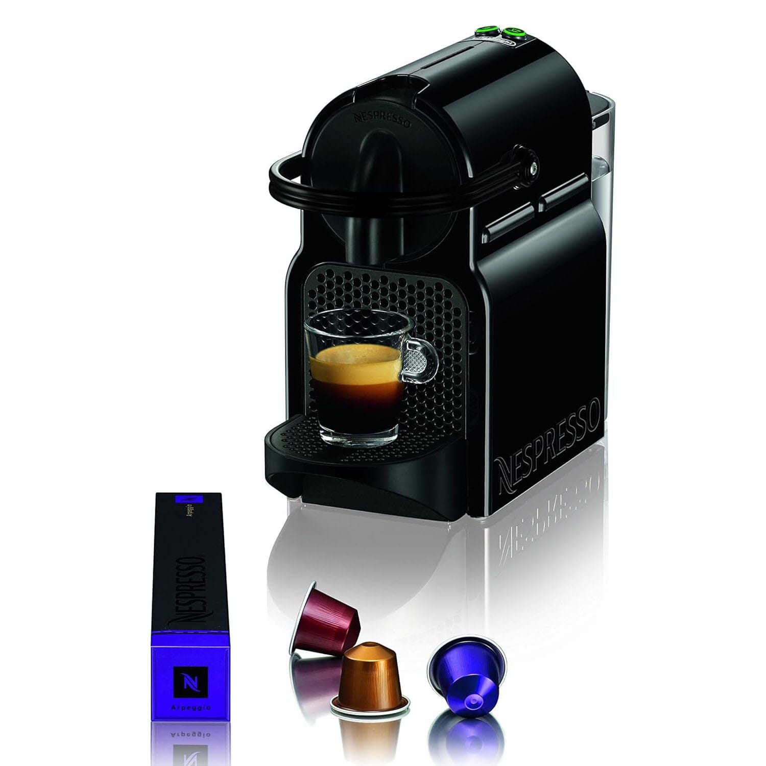 Nespresso Inissia Espresso Machine by De'Longhi 24 Oz. (Refurbished) Quality Free Shipping Low Pice