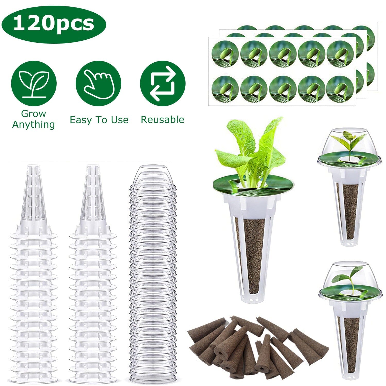 120-Piece: Seed Pod Kit Best Sale For Sale