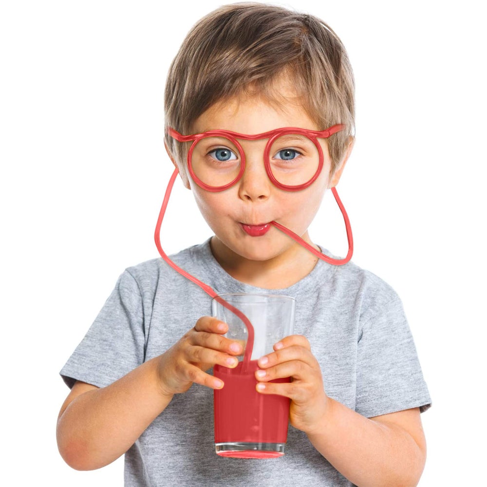 Kids Silly Straw Glasses Clearance Cheap Real