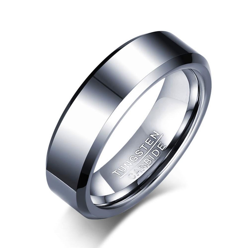 Tungsten Carbide Ring Mirrored Polished Plain Wedding Engagement Band Best Sale Cheap Pice