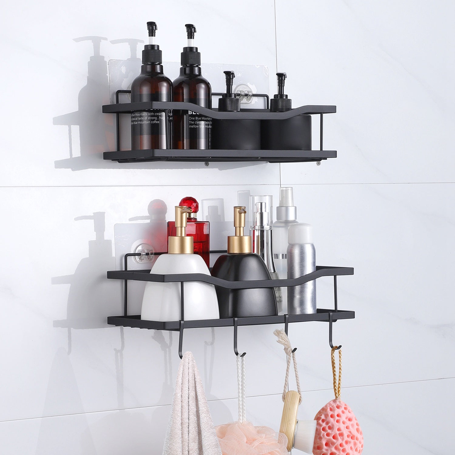 2-Tier Shower Caddy Shelf Holder 2025 Unisex Online