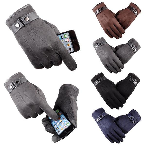 Warm Velvet Cold-Proof Gloves Thermal Touch Phone Screen Cheap Eastbay