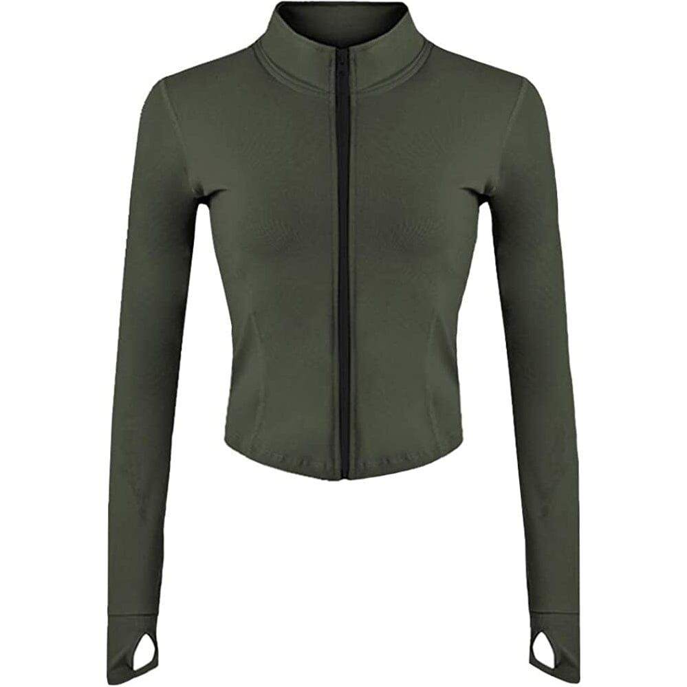 Women's Athletic Full Zip Lightweight Workout Jacket Geniue Stockist