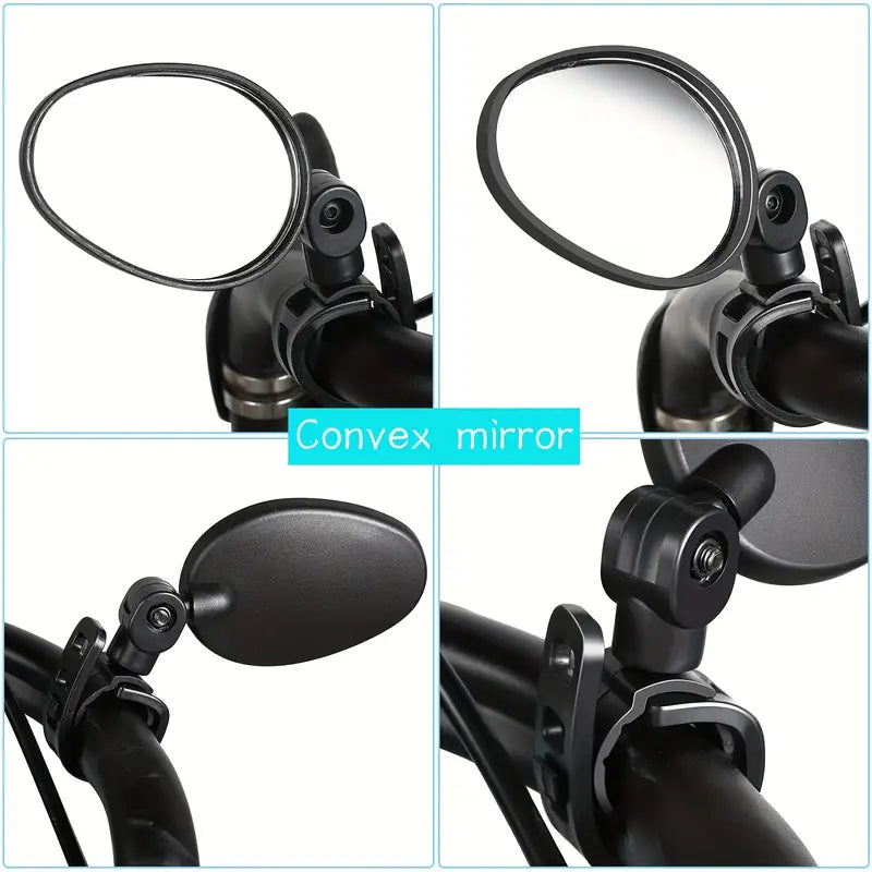 2-Piece: 360° Adjustable Rotatable Handlebar Mirror - Wide Angle Bicycle Mirror Buy Cheap Official Site