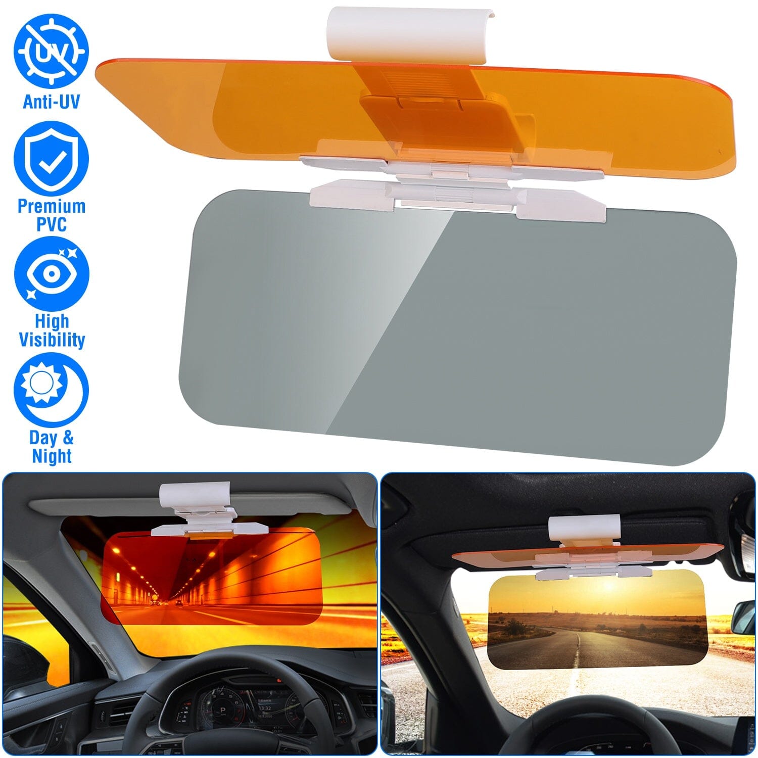 2-in-1 Sun Visor Extender with Adjustable View Angles Discount Nicekicks