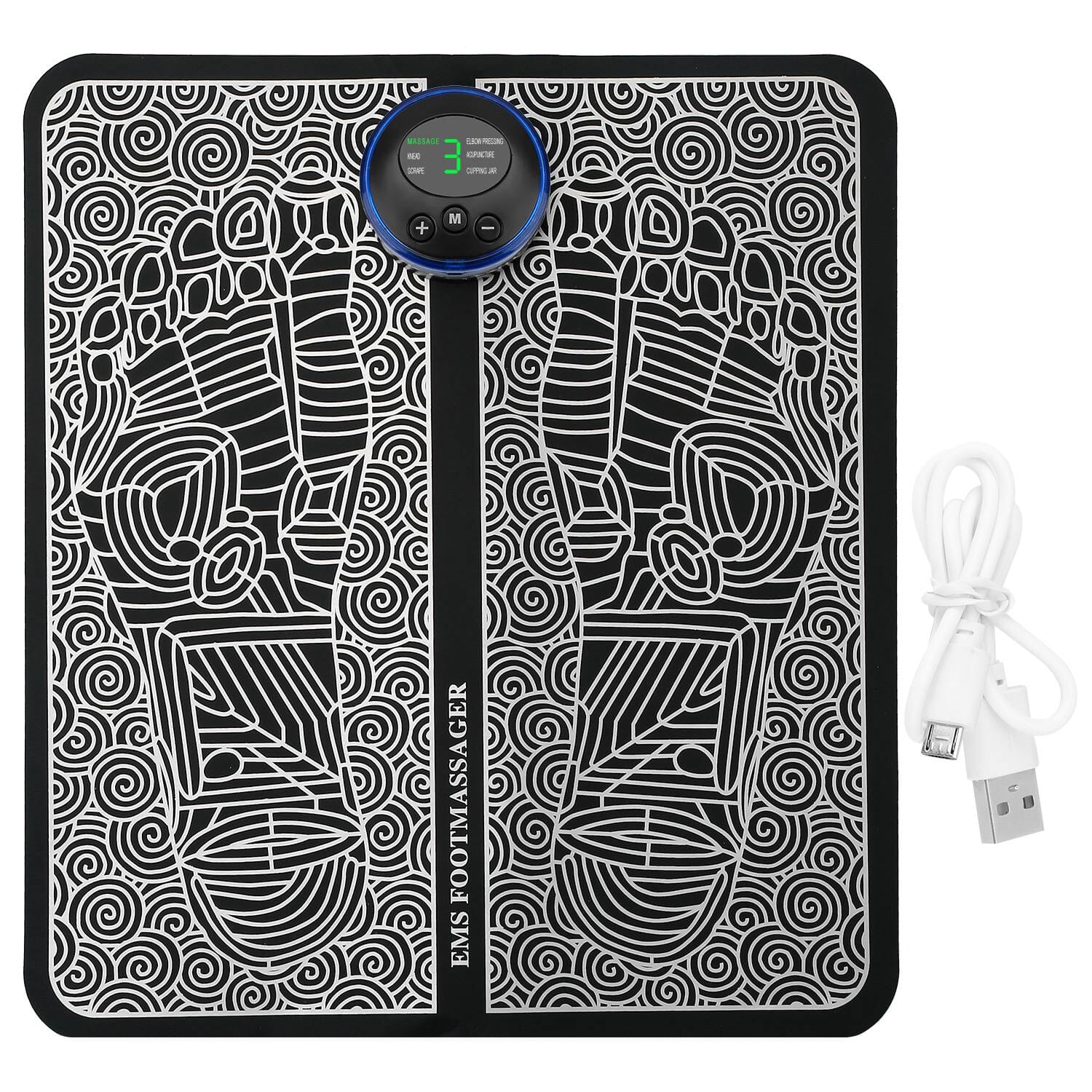 EMS Foot Massage Pad Electric Stimulator Outlet Choice