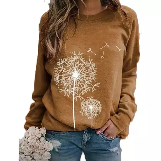 Women's Casual Dandelion Top Cheap Online Store Manchester