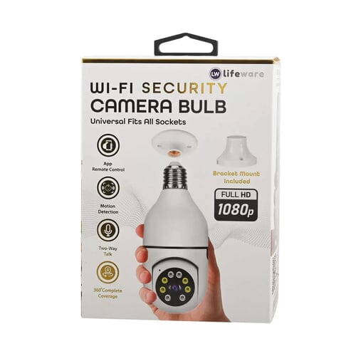 LifeWare Wireless 360-Degree Light Bulb Security Camera Buy Cheap 2025