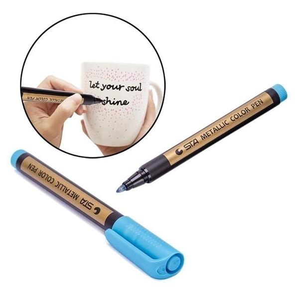 10-Piece: Metallic Paint Marker Pen Permanent Discount Wholesale