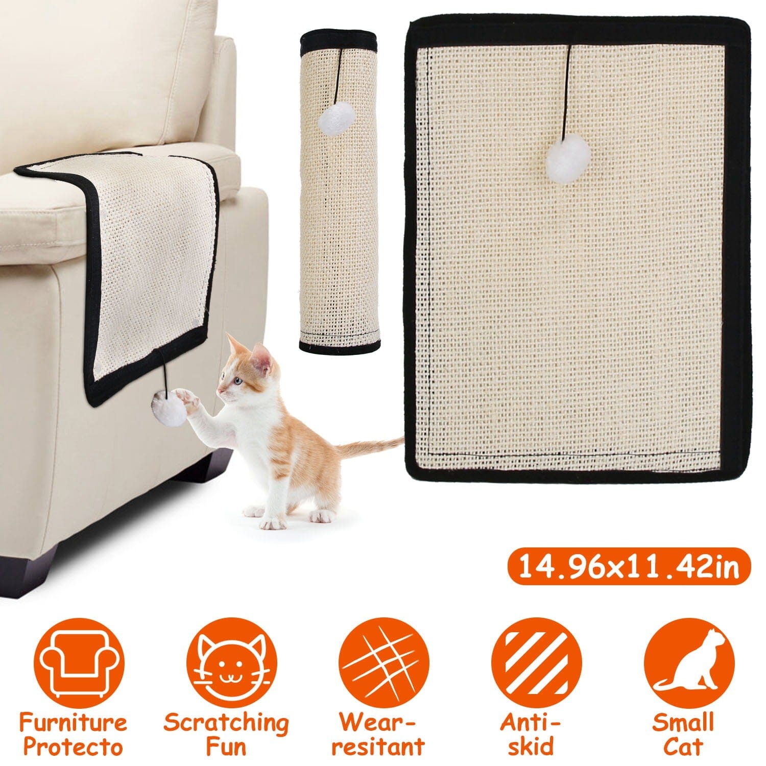 Cat Scratching Pad with 9 Screw Nails Good Selling Online