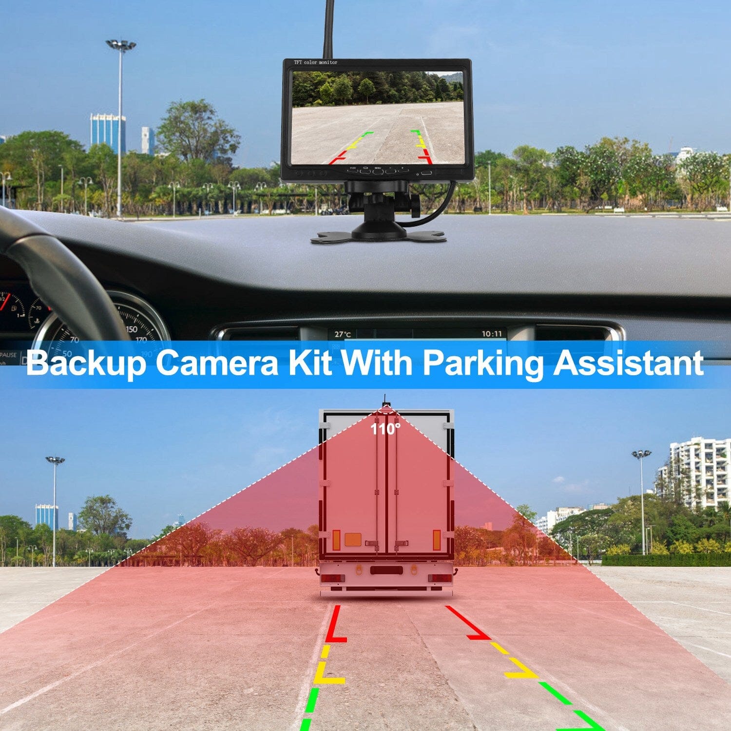 Wireless Backup Camera System Vehicle Rear View Monitor Kit Cheap Sale Online Online