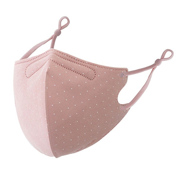 3-Piece: Solid Color Polka Dot Print Adjustable Face Mask Recommend Online