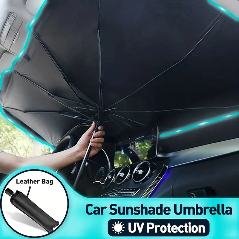 Car Windshield Sun Shade UV Rays and Heat Sun Visor Protector Foldable Reflector Umbrella Genuine Cheap Pice