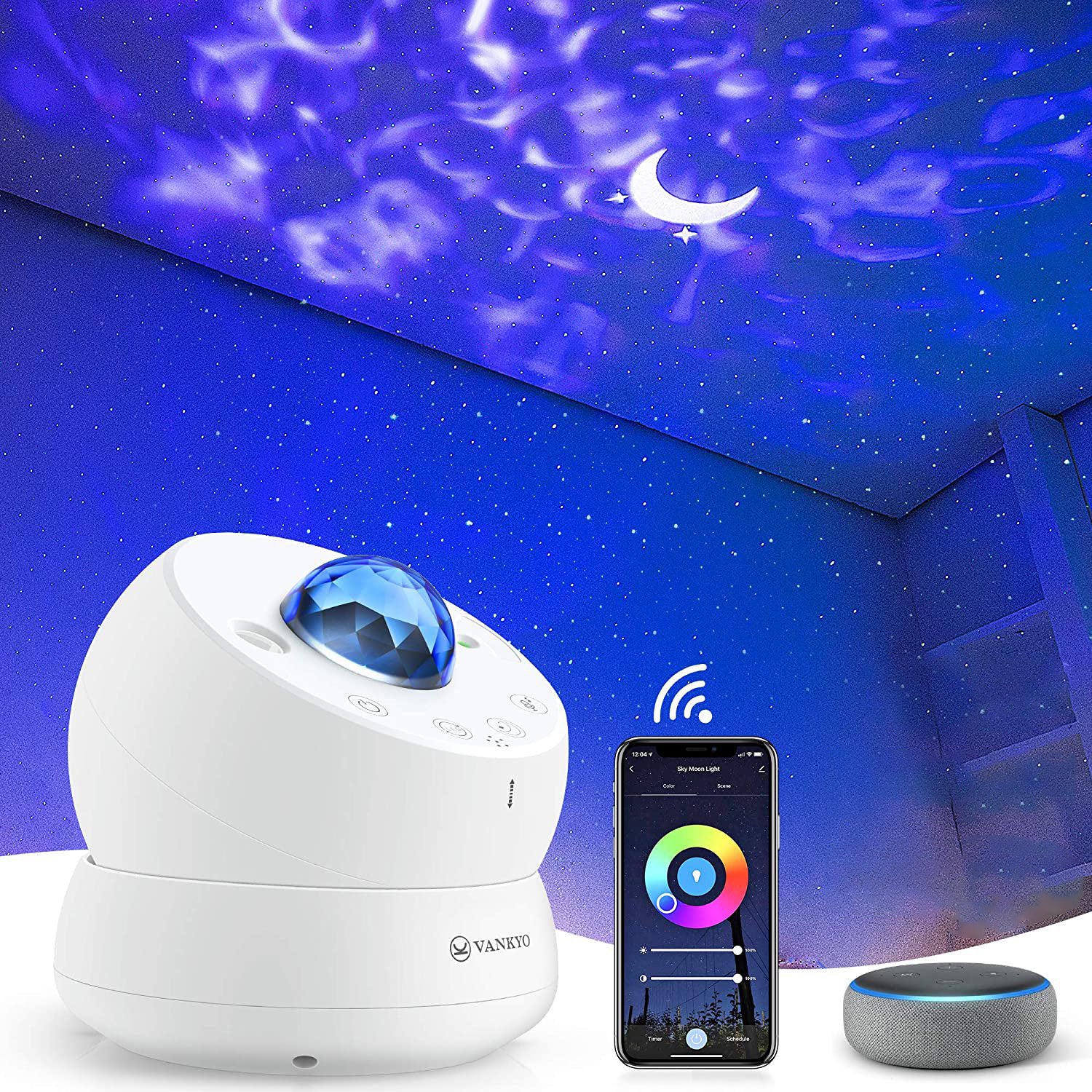 VANKYO Galaxy Smart Night Light Projector with APP and Voice Control How Much For Sale