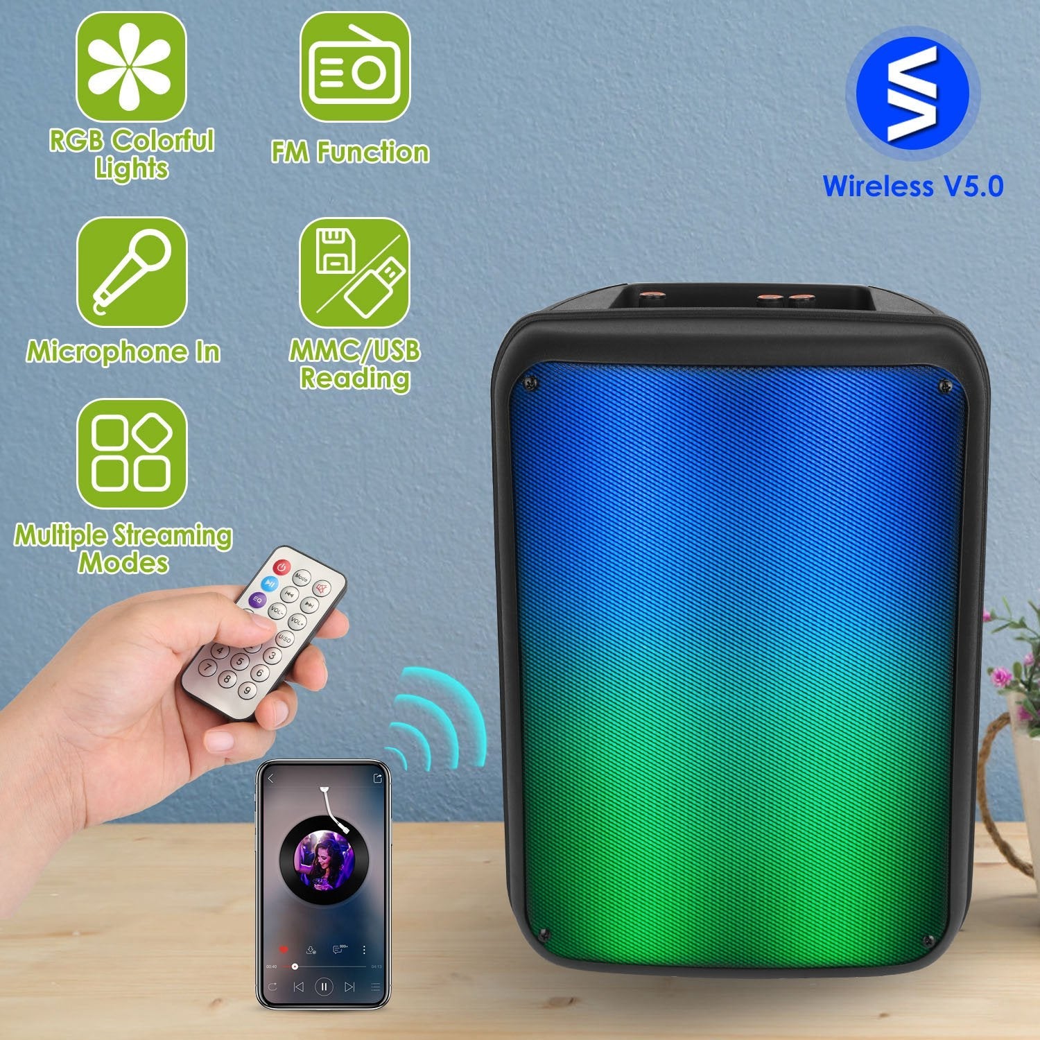 Portable Wireless Party Speaker For Sale