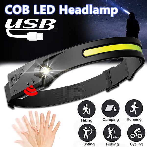 Super Bright LED Headlamp Flashlight Rechargeable Sale Clearance