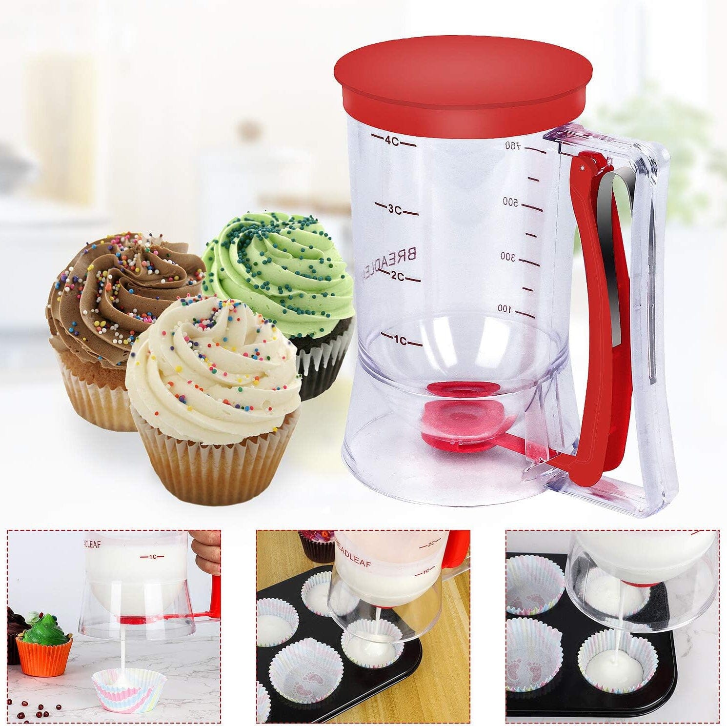 Pancake Cupcake Batter Dispenser Collections