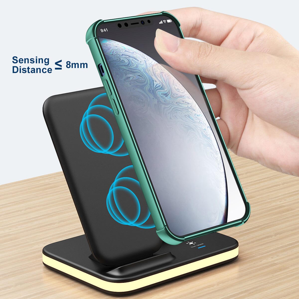 4-in-1 Wireless Charging Stand with Night Light Genuine Cheap Pice