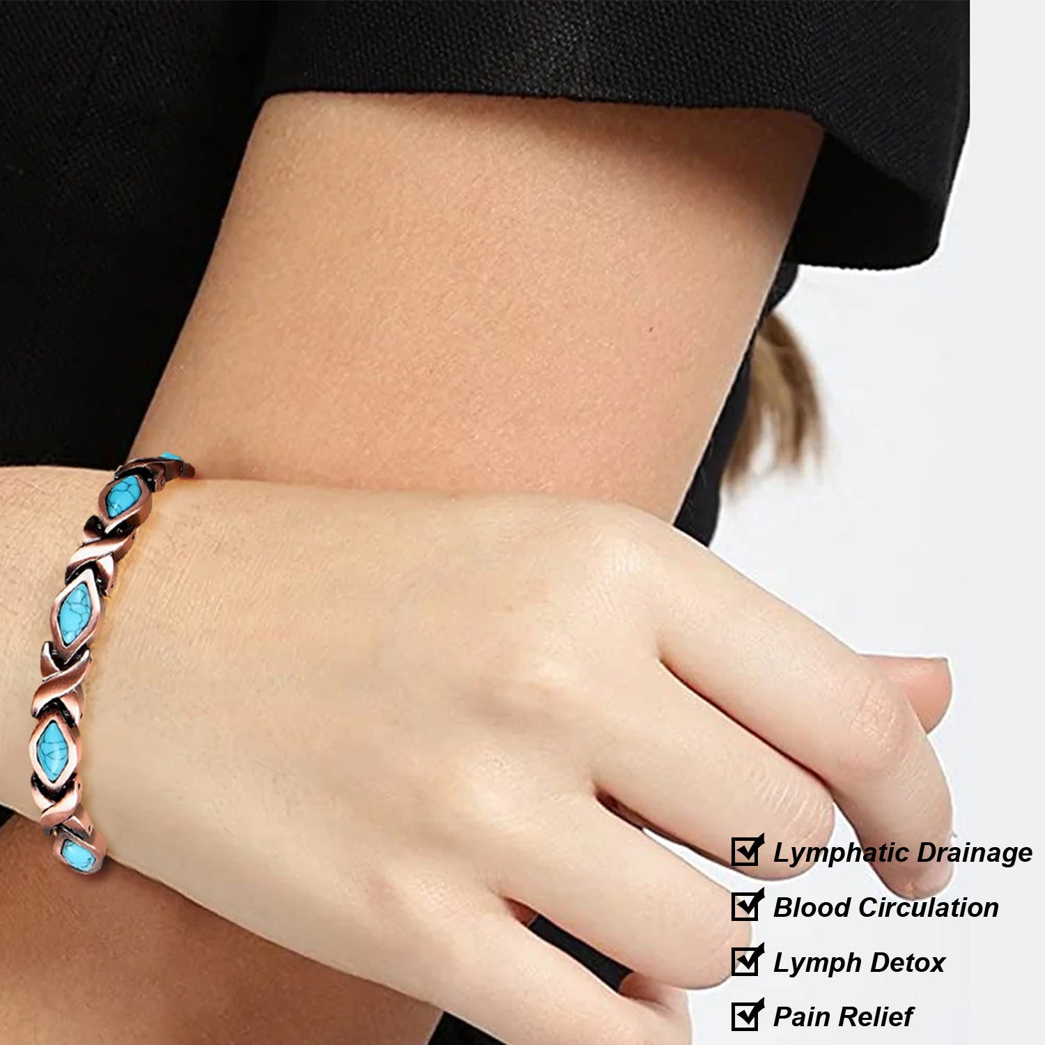 Magnetic Energy Therapy Pain Relief Copper Bracelet For Men And Women Big Discount For Sale