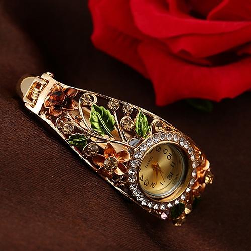 Women's Crystal Bracelet Wrist Watch Free Shipping For Sale