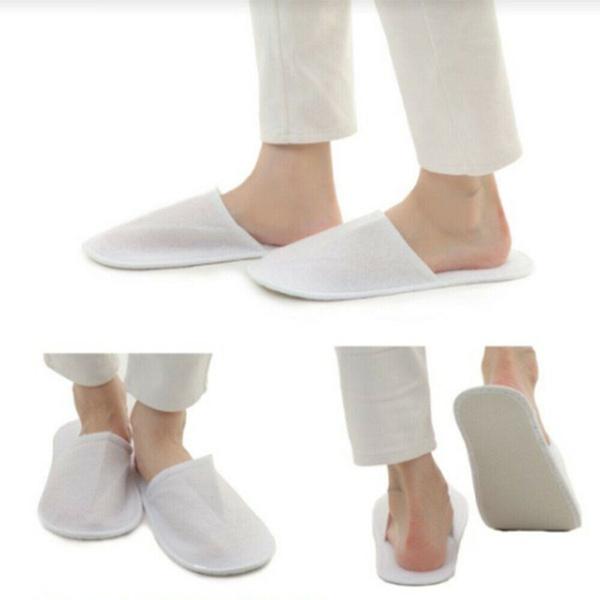 20-Pairs: Spa Hotel Guest Soft Slippers Closed Toe Disposable Travel Slipper Cheap Sale Latest Collections