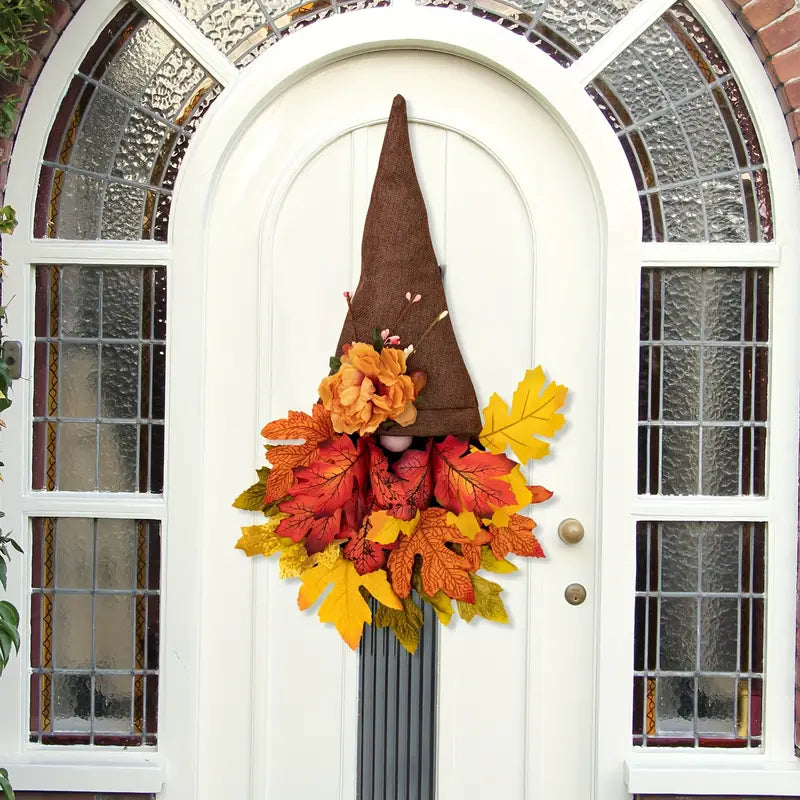Maple Gnome Front Door Hanging Decorations 2025 Unisex