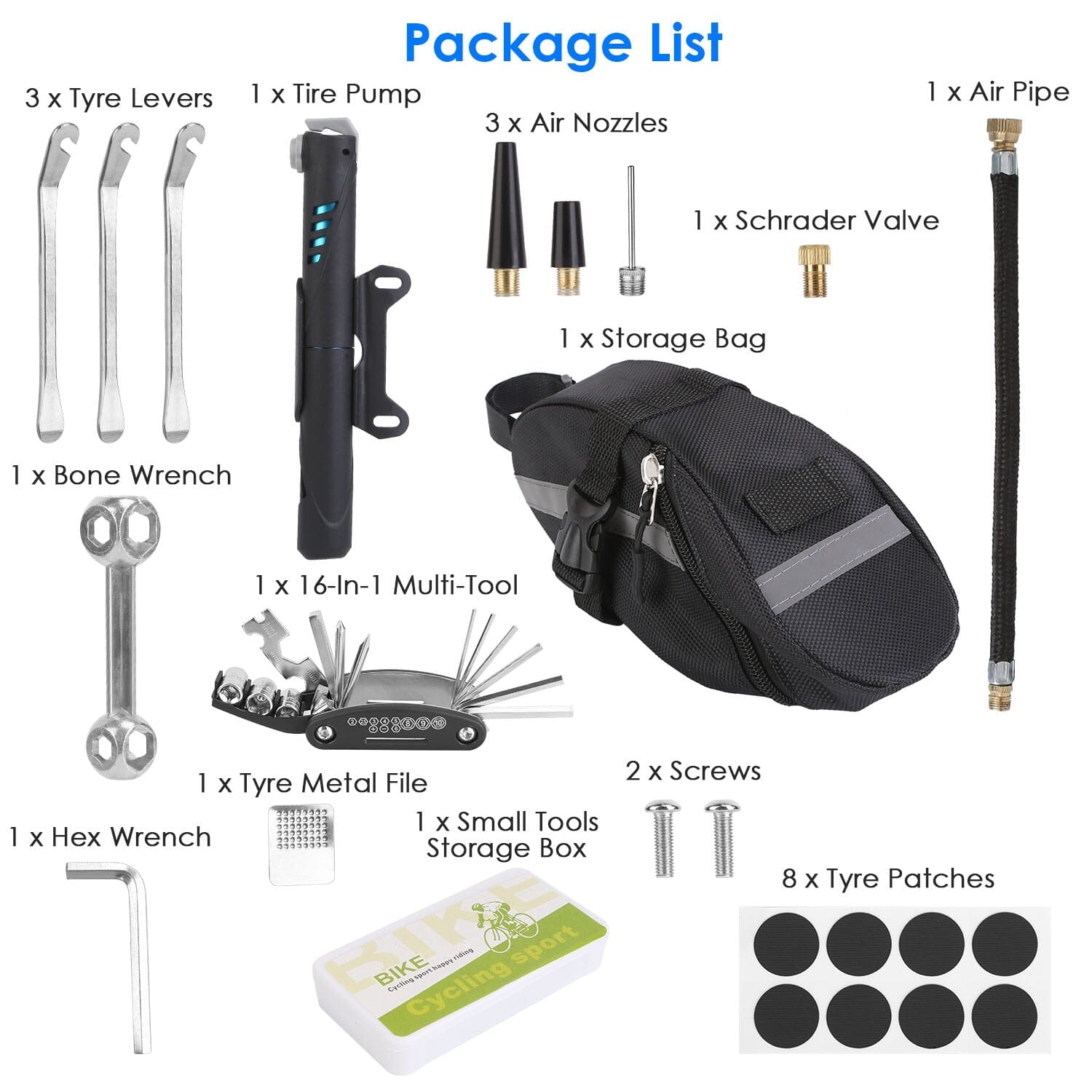 16-in-1 Bicycle Tire Repair Kit Amazon Sale Online