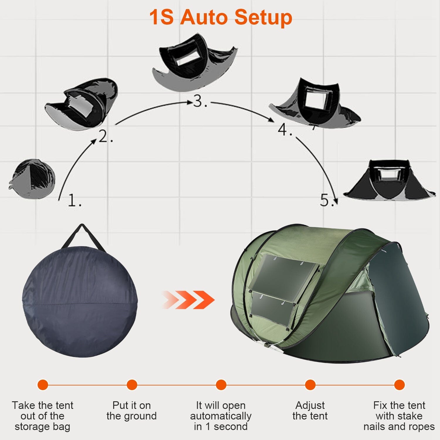 Automatic Pop Up Camping Tent Outlet Low Pice