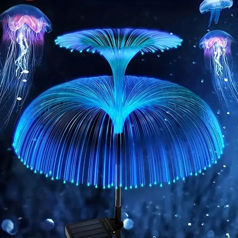2-Pack: Waterproof Solar Jellyfish Fiber Optic Light For Sale Official Site