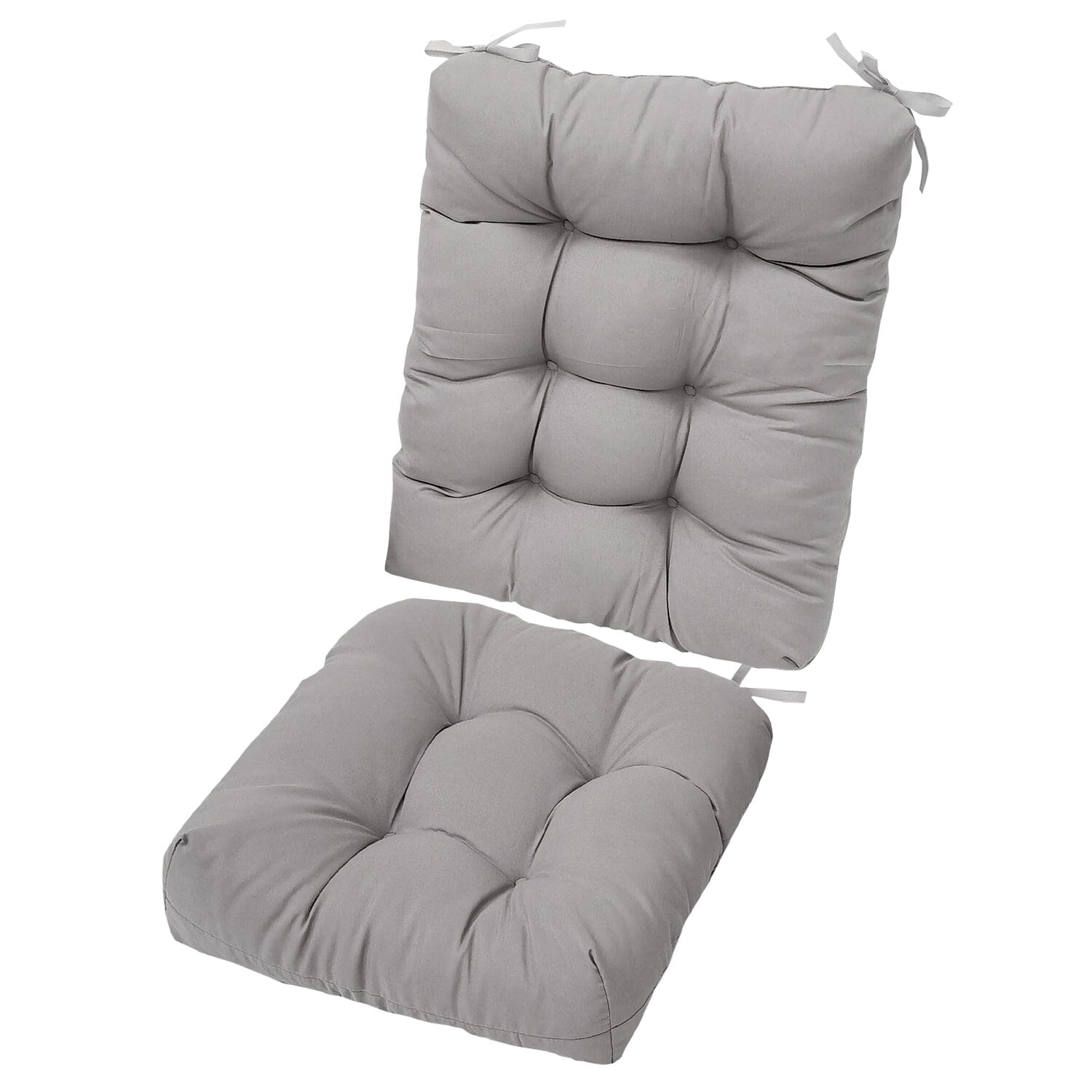 2-Piece Set: Rocking Chair Cushion with Non-Slip Ties Polyester Fiber Filling Clearance Cheap Real