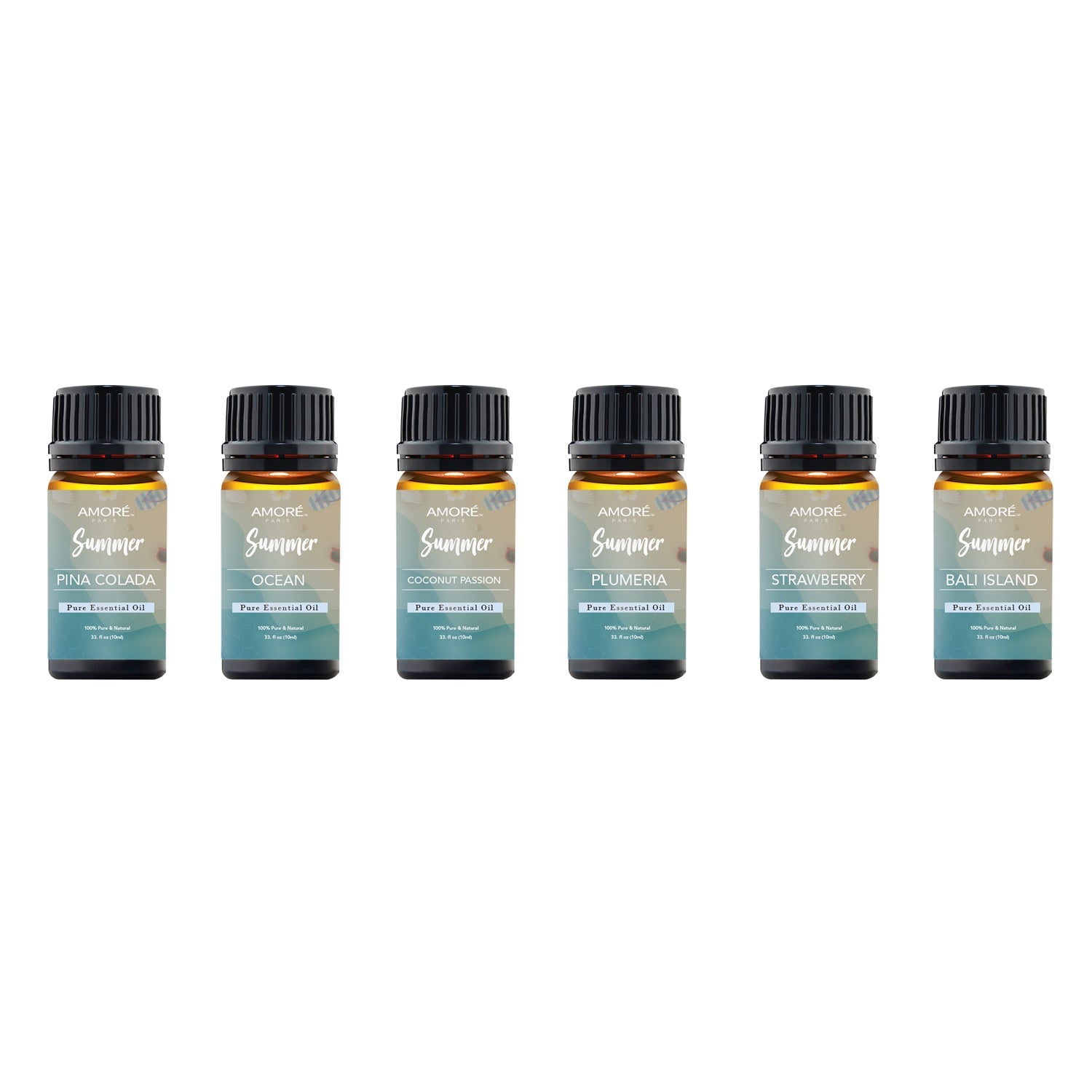 6-Pack: Summer Vibe Fresh Scented Aromatherapy Essential Oil For Diffusers Humidifiers Cheap Get To Buy