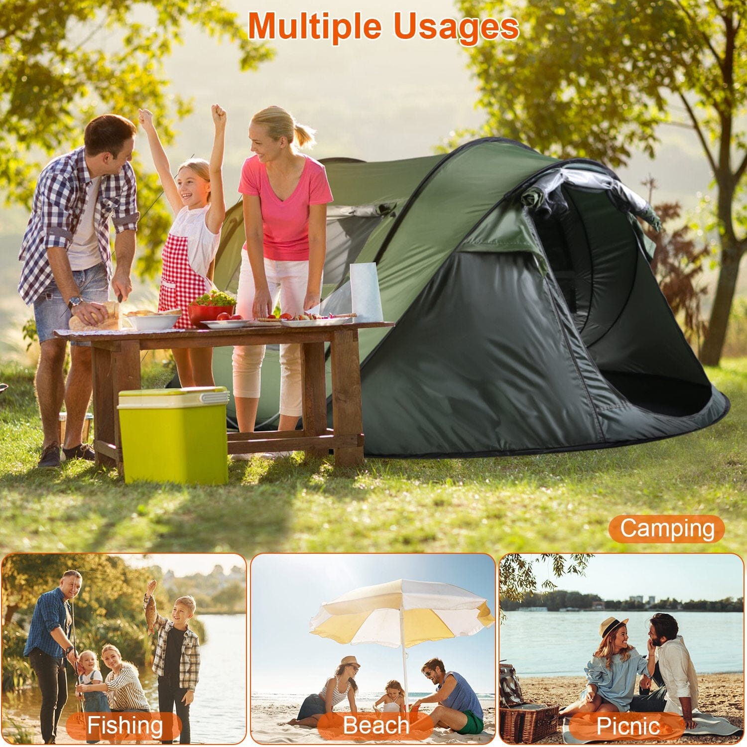 Automatic Pop Up Camping Tent Outlet Low Pice