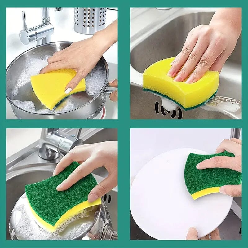 12-Piece: Ultra-Fine Microfiber Kitchen Cleaning Sponge Enjoy Cheap Online