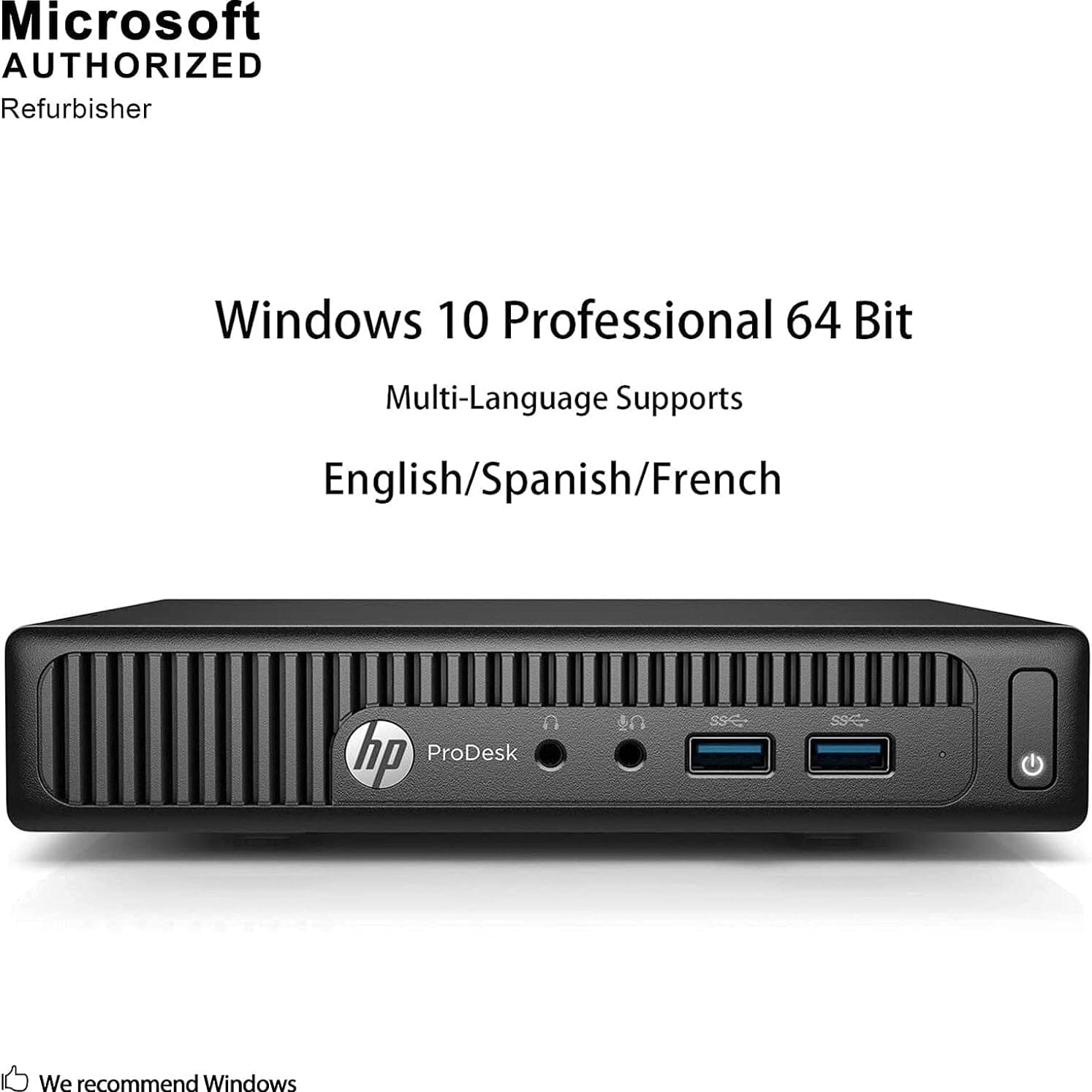 Mini Desktop PC Intel Core i5 8GB RAM 128GB SSD Windows 10 (Refurbished) Outlet New