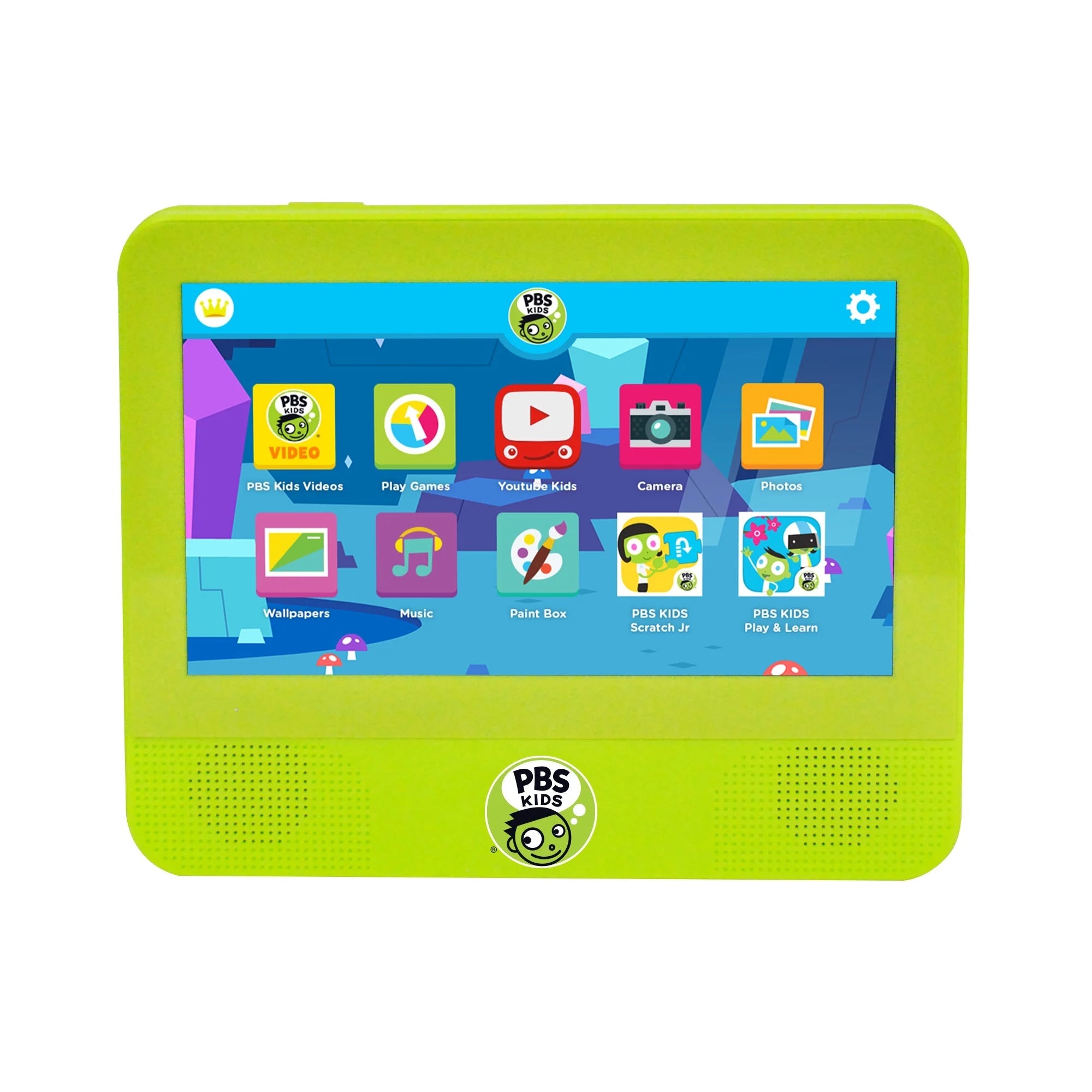 PBS Kids Playtime Pad PBDV704DVDB 7 Tablet with DVD - 1.3GHz -16 GB Storage - 1024 x 600 - Android 7.1 Free Shipping Cost