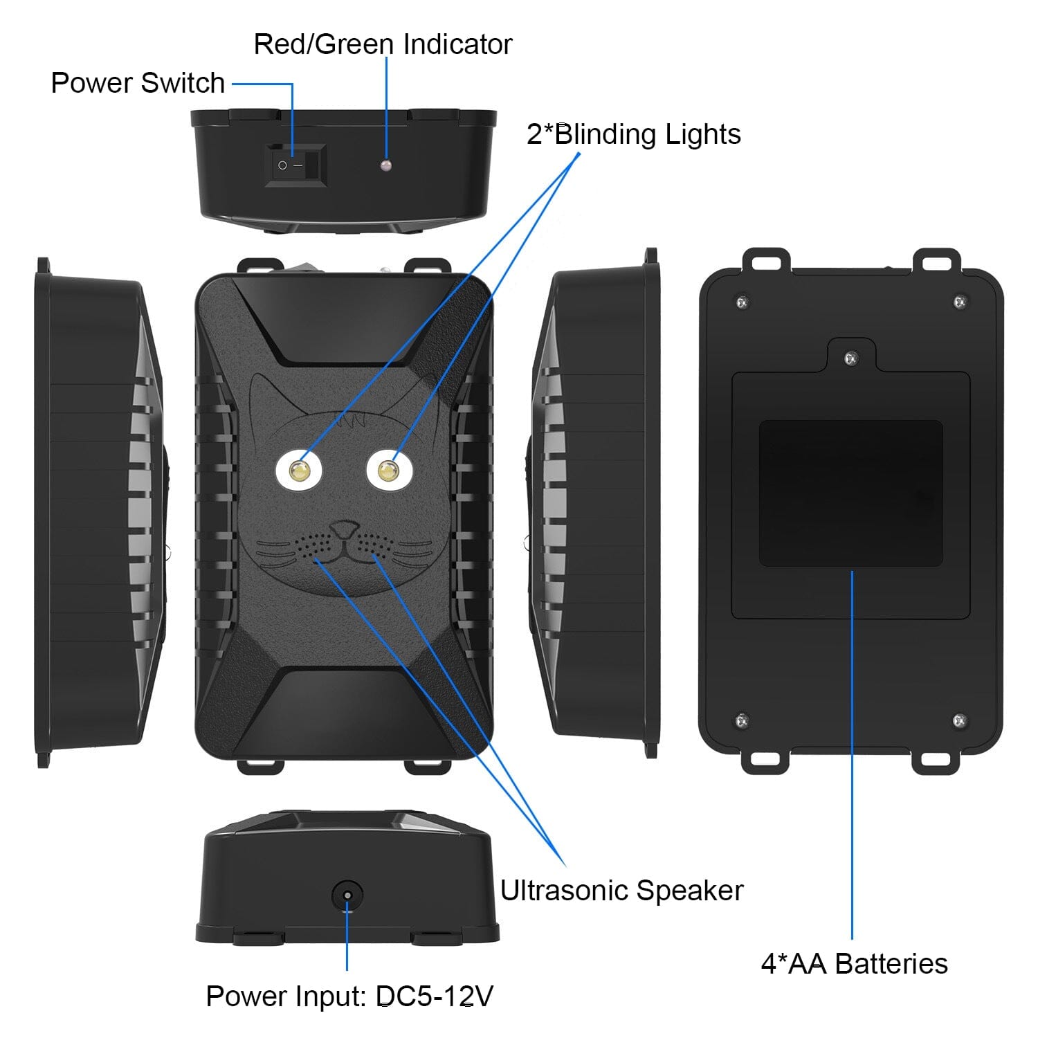 2-Pack: Under Hood Ultrasonic Repellent with 3 Power Supplies Cheap Eastbay