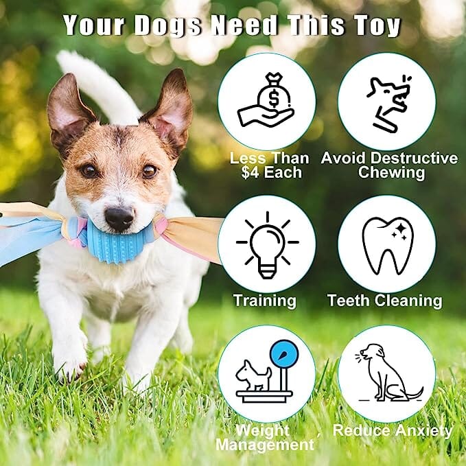 6-Pack: Puppy Teething Chew Toys with Interactive Ropes Cheap Sale Shop For