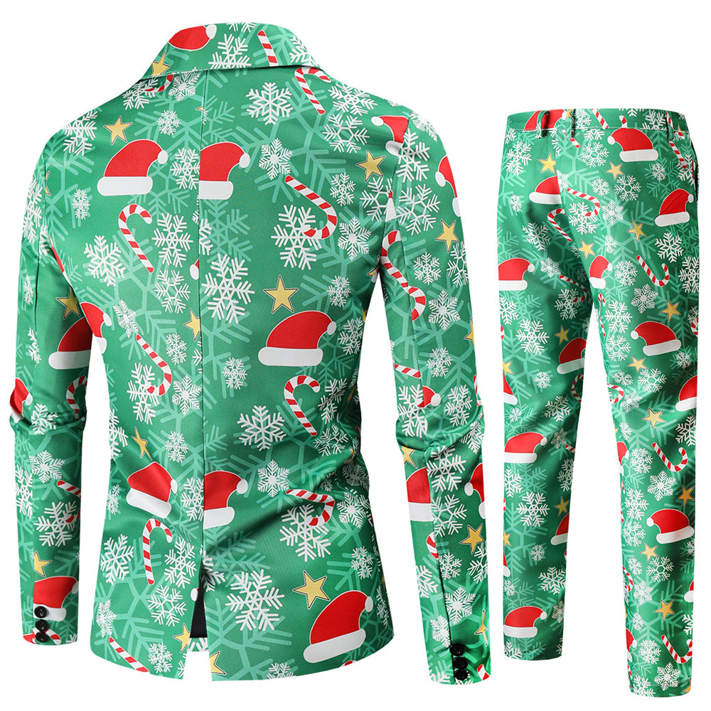 2-Piece: Fun Ugly Christmas Costumes For Men - Complete Xmas Suit Outlet Low Pice Fee Shipping