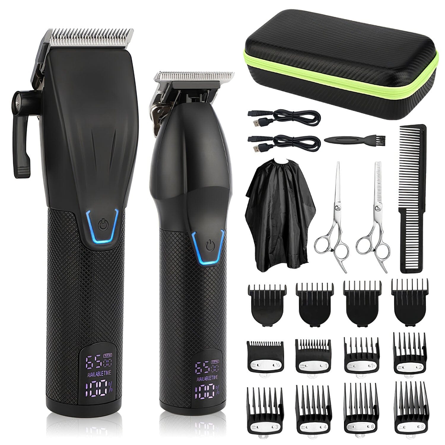 Men Electric Barber Clipper Hair Cutting Combo Set T Outliner Shaver Trimmers Classic For Sale