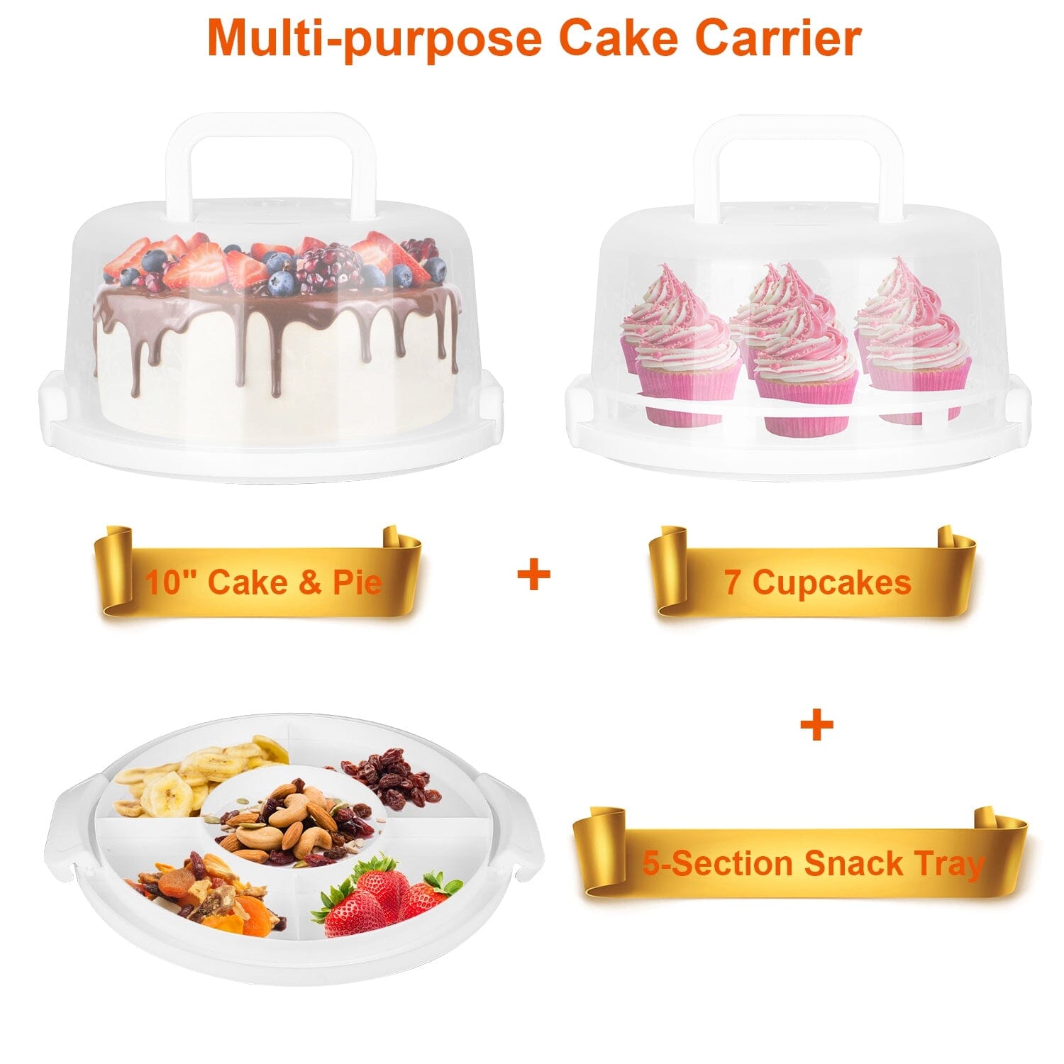 10 Cake Storage Container with Handle Plastic Cake Box Footlocker Finishline Cheap Pice