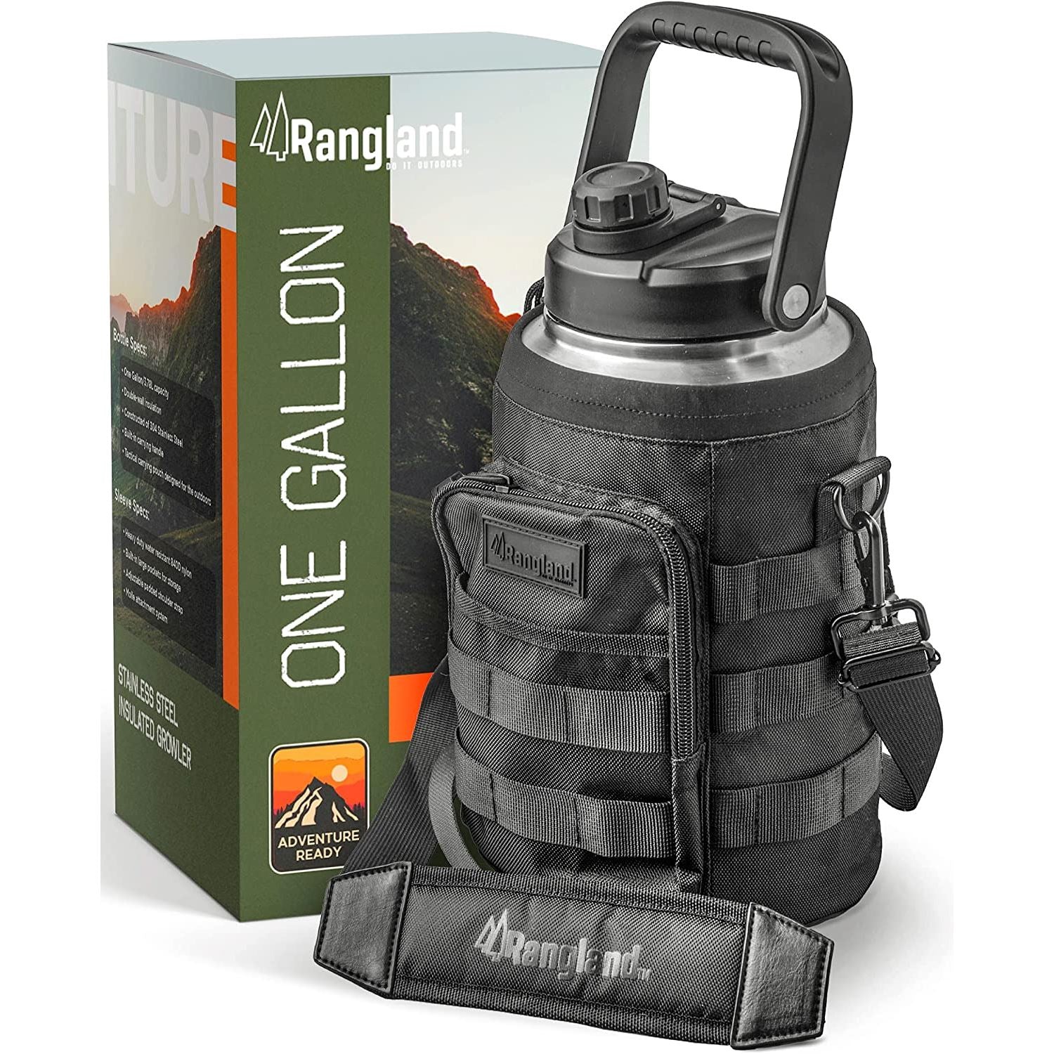 Insulated 1 Gallon Stainless Steel Wide Mouth Growler with Tactical Carrying Bag Clearance Footlocker Finishline