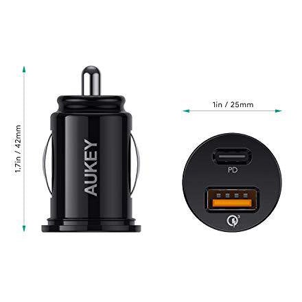 AUKEY USB C Car Charger Cheap Nicekicks