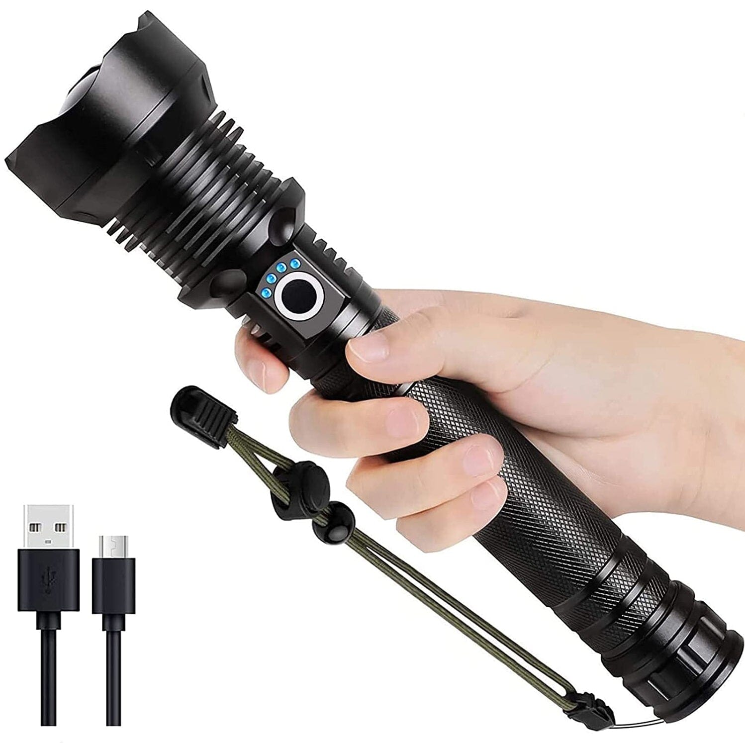 Rechargeable LED Flashlights 90000 Lumens Where To Buy Low Pice