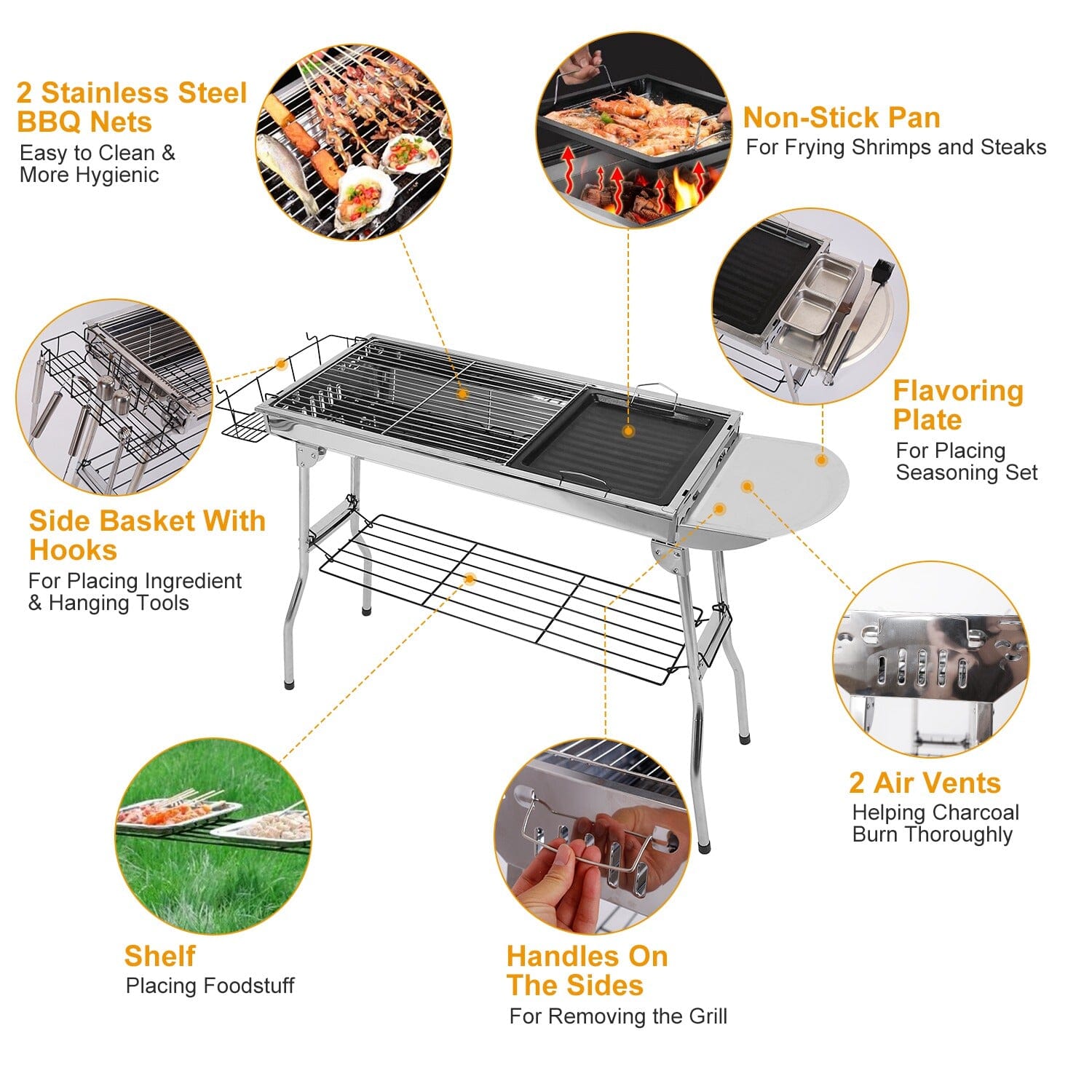 Foldable Portable Barbecue Grill Visit Sale Online