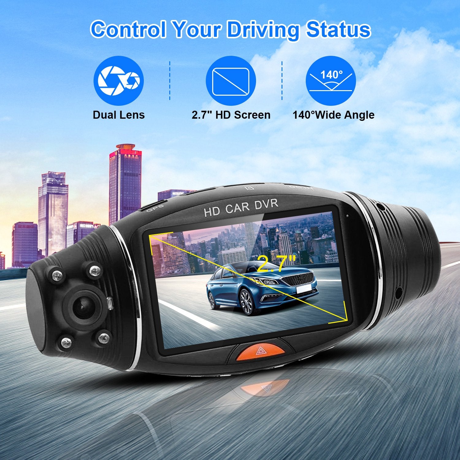 FHD 1080P Dual Lens Car DVR Dash Cam Big Discount Online