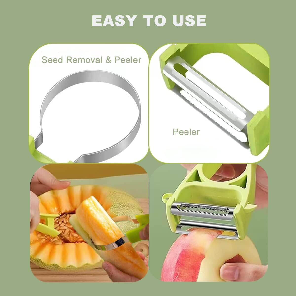 5-in-1 Stainless Steel Fruit Carving Tools Huge Surprise