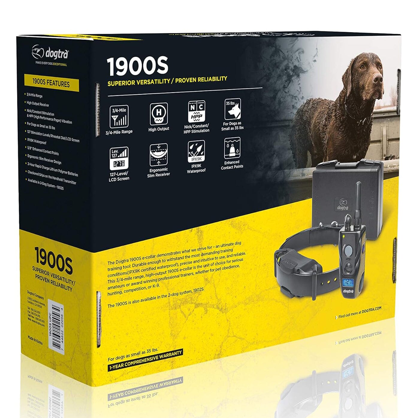 Dogtra 1900S Remote Training E-Collar (Refurbished) Clearance Official