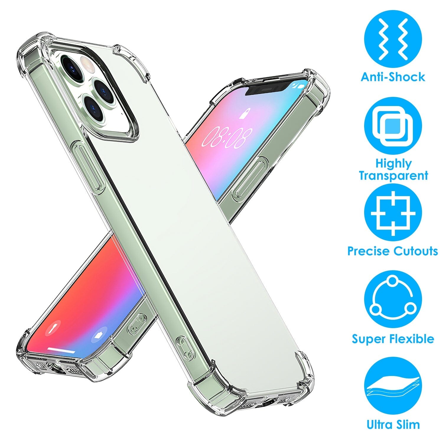 iPhone Shockproof Clear Phone Case Soft TPU Online Shop From China