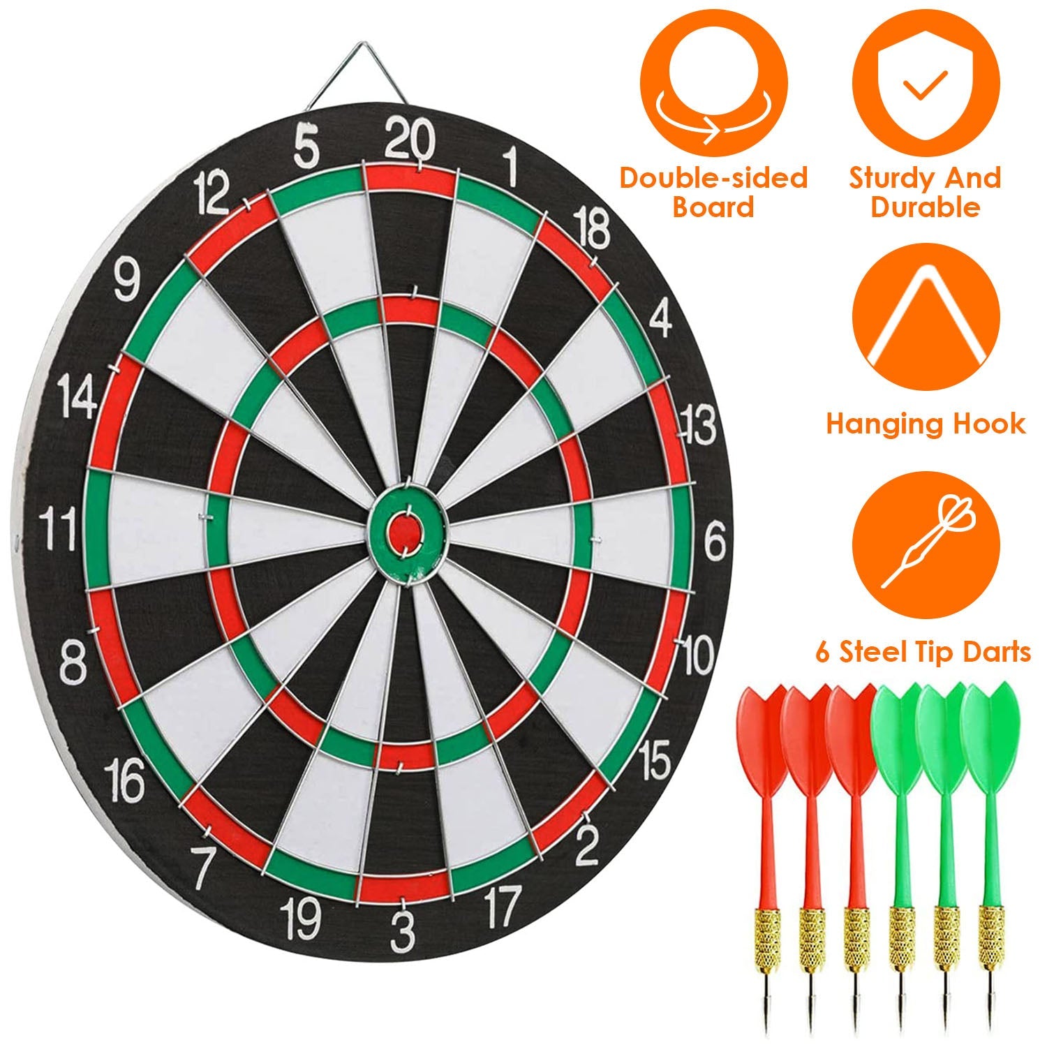 16-Inch Dart Board Game Set Sale 100% Authentic